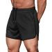 COOFANDY Men's 2 Pack Fitted Workout Shorts Bodybuilding Sporting Running Training Jogger Gym Short Pants with Pockets Black (1 Pack) Medium