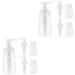 FRCOLOR 6 Pcs Talcum Powder Powder Bottle Travel Powder Spray Bottle Spray Bottles Portable Powder Bottle Face Powder Small Spray Bottle Hair Baking Powder Fine Mist Pp Man