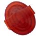 Premium Glitter Rubber Cover for Horses - 5 Colors Dust & Hair Absorption Massage Effect Comfortable Grip - Size 15 x 11.5 cm (Red) - Buy Online on GoSupps.com