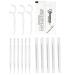 100PCS Dental Floss + 100PCS Plastic Toothpick Individual Package