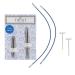 ChiaoGoo Twist Shorties Combo Packs US-4 Thru US-8 (US-6 (4 mm)) US 6 ( 4 mm )