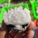 Choice of Gifts 1PC Natural White Crystal Crystal Cluster Rough Stone Carving Little Hedgehog Vibration Stone JZIGTDEM