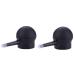 BIUDECO 2 Pcs Silicone Nozzle Hair Extension Nozzle Hair Spray Nozzle Hair Fiber Pump Black Plastic Abs
