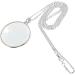 GC 5X Necklace Magnifier 1-3/4 Glass Lens with 36 Silver Chrome Chain | Fast & Free US Shipping - Buy Online on GoSupps.com
