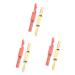 FRCOLOR 6 Sets Double-Headed Eye-brow Eyebrow Razor Blade Trimmer Shaper Shaver Eyebrow Trimmer Face Razor Shaper Pocket Eyebrow Razor Exfoliating Eyebrow Trimming Pc Head Miss 13x1.5cmx3pcs Red yellowx3pcs