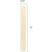 100 Pcs Jumbo Wooden Craft Sticks - 6 x 3/4 Treat Sticks for DIY Crafts and Art Projects - Buy Online on GoSupps.com