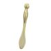 Milisten Beauty Metal Makeup Spatula for Face Mask and Facial Mask (Gold)
