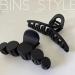 YOOOYOOO Black Hair Claw Clips - Lightweight, Strong Hold Matte Jaw Clips for Thick, Thin, Curly Hair - Vintage 90's Style for Women & Girls - Includes Organza Storage Bag - Buy Online on GoSupps.com