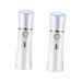 FRCOLOR 2 pcs Cold Evaporator Spray Charging Handheld Usb Nano Hydrator Face Humidifier White 14.1x4cmx2pcs Whitex2pcs