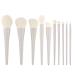 Professional 10-Piece Makeup Brush Set | Portable Eye Shadow Brushes for Artists in Dumb Gray International Shipping - Buy Online on GoSupps.com