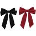 Velvet Hair Bow Clips Large Satin Ribbon Bow Hairpins Bow Hair Barrette for Party Hair Accessories Black Bow Hair Clips Velvet Hair Bow Clips Satin Ribbon Bow Hairpins Red - Buy Online on GoSupps.com