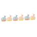 Tovinanna 6 Stk Shampoo massage brush Hair Massager Scalp Brush Shampoo For the scalp daily scalp peeling silicone spatula travel scalp brush compact peeling for the scalp