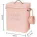 Washing Powder Can Metal 4L Retro Washing Powder Box with Dosing Iron Spoon Household Washing Powder Container Detergent Box with Lid Storage Box Powder Detergent Storage 16 cm x 11.7 cm x 20 cm Pink - Buy Online on GoSupps.com