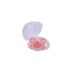 Maxis BPA-Free Silicone Baby Pacifier with Knobs - Pink Asymmetrical Dental Aid for 0-12 Months + Pacifier Box | Nopperz Beissring - Buy Online on GoSupps.com