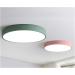 Puchika 40cm Ultra Thin LED Ceiling Lamp - Stylish Office & Children's Room Lighting | Energy Class F | Black 24W - Buy Online on GoSupps.com
