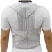 Brace Support Back Shoulder Straightener Belt Corset Upper Back Pain Relief Posture Corrector Strap Cervical Spine Belt (Color : Black Size : S) vision Silver L