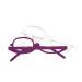 STOP TO SHOP! Magnifying Makeup Reading Glasses - 2 Pack Cosmetic Makeup Glasses - Flip Lens Eyewear White/Purple (2)