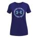 Under Armour Girls' Tech Twist Workmark Short Sleeve Crew (468) Sonar Blue / Nebula Purple / Baja Blue Medium