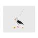 2 x 'Seagull on the Beach' Microfiber Lens/Eyeglasses Cleaning Cloths (LC00021704)
