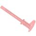 TOYANDONA Outil de Mesure des Sourcils 150 MM en Plastique Rose R gle Sourcils Pr cise Vernier Coulissant Compas Facial Portable pour Maquillage et Microblading