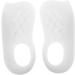 Mobestech Foot Insoles for Men - O Type Leg Shoe Inserts & Arch Support - Comfortable TPR Foot Pads for Plantar Care - 2 Pairs White - Buy Online on GoSupps.com