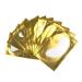 Arison Lashes Eye Gel Pads 50 Pairs Eyelash Extension Under Eye Gel Patches Lint Free Eye Patches with Smooth Front Side and Collagen Back Side Eye Pads for Individual Eyelash Extension (Gold)