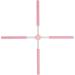 Posture Corrector Stick - Yoga Shoulder Stretching Tool | Retractable Humpback Corrector for Adults & Kids | Pink - Buy Online on GoSupps.com