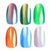 MEILINDS Mermaid Chrome Nail Powder - Opal Chrome Pigment for Nail Art - Iridescent Manicure Pigment with Silicone Brush - 1g - Buy Online on GoSupps.com