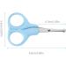 Essentials Baby Scissors 0m+ - Blue | Gentle and Safe for Newborns - Buy Online on GoSupps.com