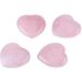 Lot de 4 pierres de gu rison en quartz rose sculpt en forme de c ur - Pierre de gu rison semi-pr cieuse - Buy Online on GoSupps.com