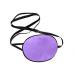 1PCS Kid's Size Pure Silk Eye Patch Strabismus Correction Amblyopia Obscure Astigmatism Training Adjustable Eye Patch Eye Protector with Buckle Portable Eye Patch Strabismus For Children (Purple)