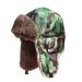Jade.M.Lau Winter Trooper Trapper Hat Hunting Hat, Unisex Russian Bomber Hat Faux Fur Hat with Ear Flap for Men & Women Green Small