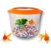 GOLDFISH STARTER SET KIT PACK TANK AQUARIUM BOWL LID GRAVEL PLANT GOLD FISH HOME - Buy Online on GoSupps.com