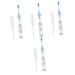 Mobestech 4 pieces toothbrush foldable toothbrush sensitive toothpaste toothpaste remover sensitive toothpaste for adult braces gift portable pktg travel 1 piece (1 Pack) bluex4stk