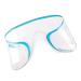Rollens Roll-up Disposable Dental Eye Shield Safety Glasses | One-Size Fits All Lightweight Easy to Use Protection | Diamond Clear | Pack of 25