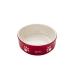 Nobby Dog Ceramic Bowl Dog 13.5 x 13.5 x 5 cm Red/ Beige Red/Beige 13.5 x 13.5 x 5 cm