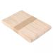 perfk 4x 50 Wooden Wax Sticks Small Wax Spatula for Hair Removal Nose Salon Supplies Rounded End