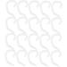 Healeved 60 STK Face Cover Hooks for Headphones - Anti-Strangulation Mask Hooks Clothes Rack Hearing Protection White 4.8x3.3cm 3PCS - International Shipping - Buy Online on GoSupps.com