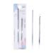 LHYILSWQ 2Pc Blackhead Remover Tool Set Stainless Pimples Comedone Extractor Removal Acne Removal Kit Silver