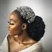 ZHENM Wedding Headband for Brides | Rhinestone Bridal Hair Accessory (Silver) - Buy Online on GoSupps.com