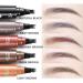Waterproof Natural Eyebrow Pencil Precision Eyebrow Pencil Natural Fine Stroke Microblade Eyebrow Pencil Create Natural Eyebrows Easily Beautiful and Long-Lasting Waterproof Eyebrow Pencil Grey Brown - Buy Online on GoSupps.com