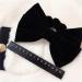 Black Velvet Hair Scrunchies for Women and Girls - Hair Elastic Bow Ties - Buy Online on GoSupps.com