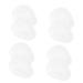 4 Pairs Forefoot Half Size Pad Insoles for Heels Metatarsal Cushion Pads Forefoot Cushion Forefoot Pads Insole Metatarsal Pads Women Pads for Women Foot Ball High Heel Gel Non-Slip Transparent 8.5X6.7CM