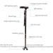 Canes 2 in 3 Crutches - Old Man Crutches Aluminum Cane Elderly Small Square Cane Telescopic Non-Slip Cane Crutch Four/one-Legged Crutches with LED Lights powerfully Prosperous - Buy Online on GoSupps.com