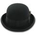 Belfry Bowler Derby 100% Pure Wool Theater Quality Hat - Large Black - Buy Online on GoSupps.com