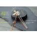 Yuri Handmade Pearl Shell Hairpin Clasp - Chinese Traditional Style Brass Wedding Hair Decoration - Buy Online on GoSupps.com