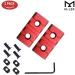 Red Aluminum 3-Slot Mlok Picatinny Rail Set (2 Pieces) - Buy Online on GoSupps.com