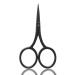 YJSStriving Eyebrow Trimmer Scissors Eyelash Scissors Sharp Mini Scissors for Eyebrows Eyelash  Hair Trimming  Mustache/Beard Trimming Scissors Black