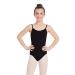 Capezio Big Girls' Classics Camisole Leotard with Adjustable Straps Big Girls (7-16) 10-12 Black