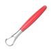 Tongue scraps made of stainless steel tongue cleaner for adults reusable and environmentally friendly metal tongue brush fresh breath tongue cleaner oral hygiene care tools 3 colors 1PCs red/excursion single-colored (GetaWay Solids)